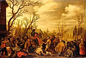 St Martin Cutting Off Part of his Cloak for a Beggar