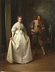 The Dance by Aimé Gabriel Adolphe Bourgoin