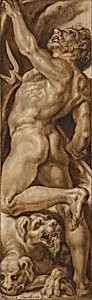 Triumph over Evil: Samson Rending the Lion | Pluto and Cerberus