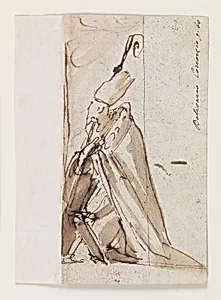A Kneeling Bishop