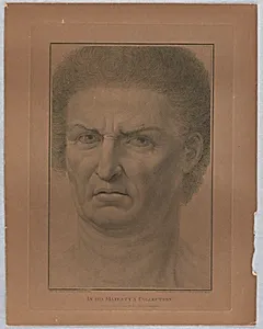 A Man's Head, Large Front Face