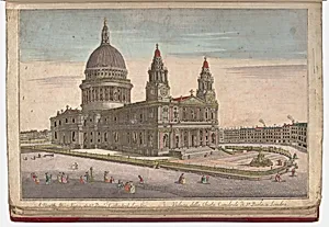 A North West View of St Pauls Cathedral London