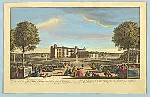 A View of the Palace of Chantilly