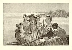 A Visiting Party by Henry Wolf