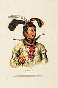 A WINNEBAGO., from History of the Indian Tribes of North America