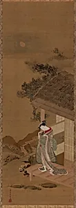 A Young Woman with a Cage of Fireflies