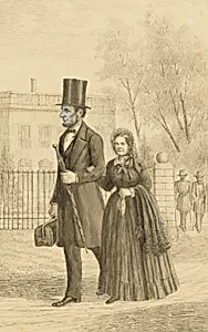 Abraham and Mary Todd Lincoln by Pierre Morand, 1820 - ?