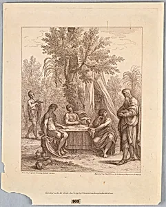 Abraham Entertaining Three Angels