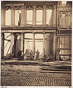 After the Boston Fire, Washington Street