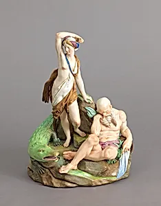 Allegorical Figural Group of "America"