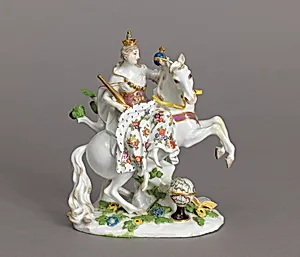 Allegorical Figure of "Europe" by Meissen Porcelain Manufactory, German, active from 1710 to the present