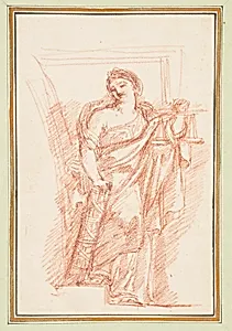 Allegorical figure of Justice with fasces