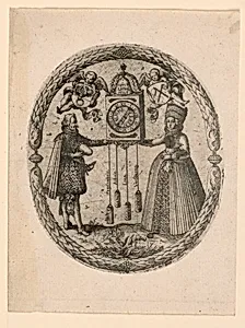 Allegorical representation of the wedding of a member of the von Ringles family in Strasburg with a von Hengel by Unknown