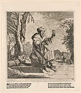 Allegory of Time and Old Age, plate 32 of "Iconographia Complectens In Se Passionen..."