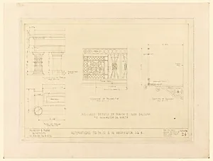 Alterations to 14 15 16 Washington Square North, Sketch No. 24 by Maynicke & Franke
