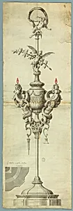 An Oil Burning Lamp