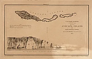 Anacapa Island in Santa Barbara Channel by James McNeill Whistler