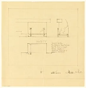 Andirons, Entrance Hall Fireplace, Henry J. Allen Residence, Wichita, Kansas