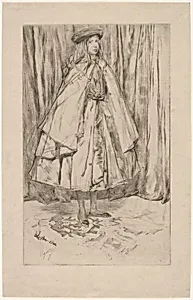 Annie Haden by James McNeill Whistler (1834-1903)
