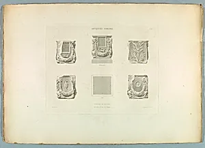 Antiquites Romaines, Tombeau en Marbre; Decouvert en 1806