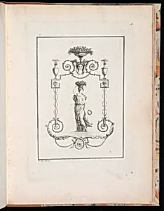 Arabesque Panel Design by Juste-François Boucher, French, 1736 – 1782