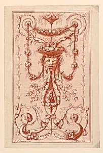 Arabesque Panel, from "Recueil d'Ornemens Ã  l'usage des jeunes artistes"