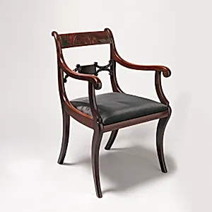 Armchair with slip seat