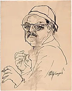 Artist Conversing by Philip Evergood, 26 Oct 1901 - 11 Mar 1973