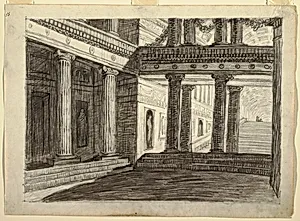 Atrium and Staircase in Classical Style