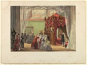 Austria No. 1: Plate from "Dickinson's Comprehensive Pictures of the Great Exhibition of 1851," published 1854.