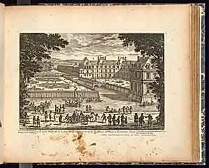 Autre VeuÃ« de la Cour des Fontaines et de la Gallerie dâUlisse Ã  Fontaine-bleau