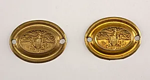Back handle plate for drawer handle by Unknown