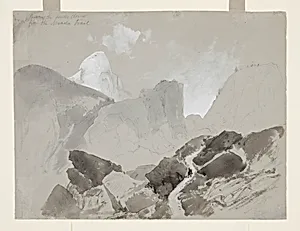 Back of the South Dome from the Nevada Trail, Yosemite