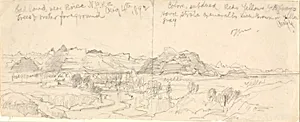 Bad Lands near Boise, N.P.R.R. (No. Pacific Railroad)