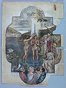 Baptism of Christ by Francis Augustus Lathrop, (American, 1849–1909)