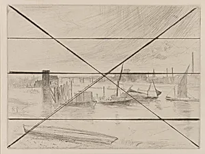 Battersea Dawn (Cadogan Pier) by James McNeill Whistler (1834-1903)