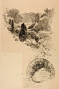 Battle Pass, Prospect Park, Site of the Battle of Long Island by Ernest C. Peixotto