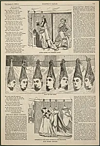 Blue Beard Tableau, from Harper's Bazar, September 5, 1868 by Winslow Homer