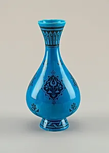 Bottle-Shaped Vase (One of a Pair)