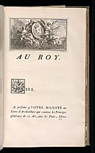 Bound print by Germain Boffrand, French, 1667–1754
