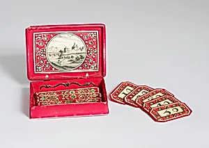 Box and game pieces