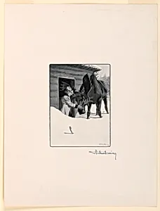 Boy with a Moose