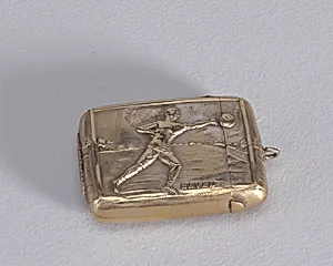 British Footbal Player, inscribed "Saved" by Unknown