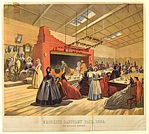 Brooklyn Sanitary Fair of 1864: New England Kitchen