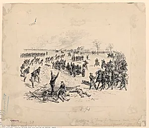 Capture of Guns and Destruction of a Confederate Wagon Train