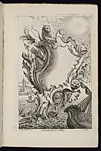 Cartouche with Lion by François de Cuvilliés the Elder, Belgian, active Germany, 1695 - 1768