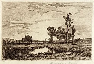 Cattle in a Pond