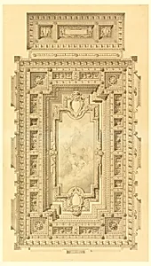 Ceiling of Courtroom, Federal Building, Cleveland, OH