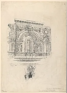 Center of the Madison Avenue FaÃ§ade, Madison Square Garden