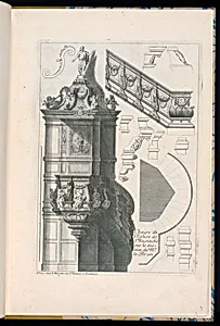 Chaire de LâEglise de St. Eustache sur le Dessein de Mr. Le Brun